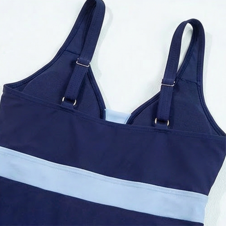 Covaswim™ - Flattering Tankini Swimdress with Boyshorts
