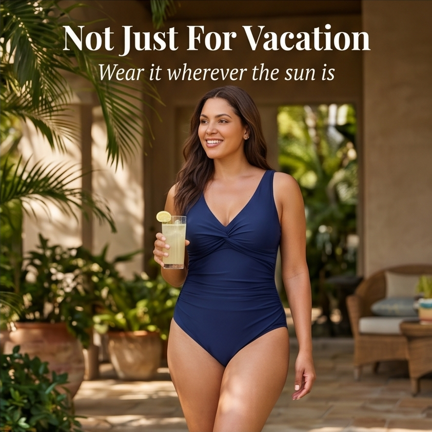 Curvalia™ – Tummy Control One Piece Swimsuit