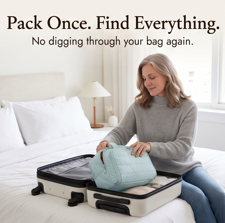 Cloudette™ – Wide-Mouth Toiletry Bag