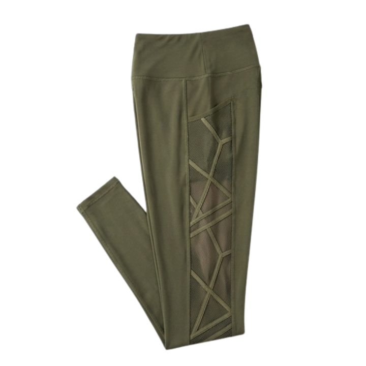 Luxefit™ - High Waisted Mesh Leggings with Hidden Pocket