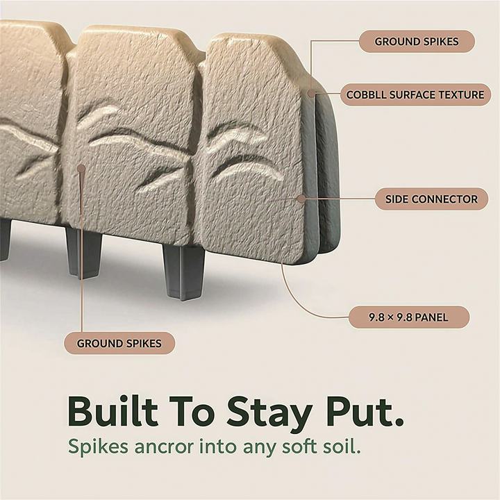 Stoneborder™ Faux Stone Garden Edging