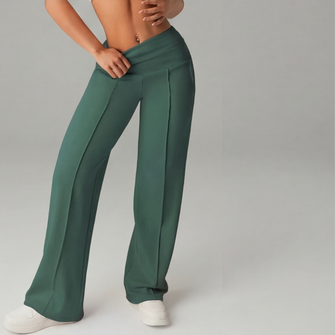 Velessa™ – Wide Leg High Waist Stretch Pants