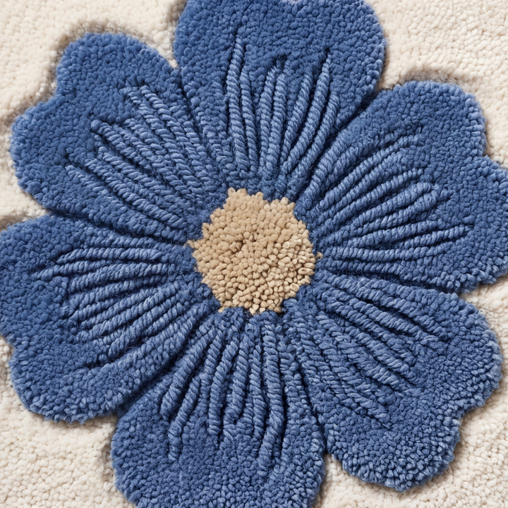 Bloomora™ — Sculpted Floral Accent Rug