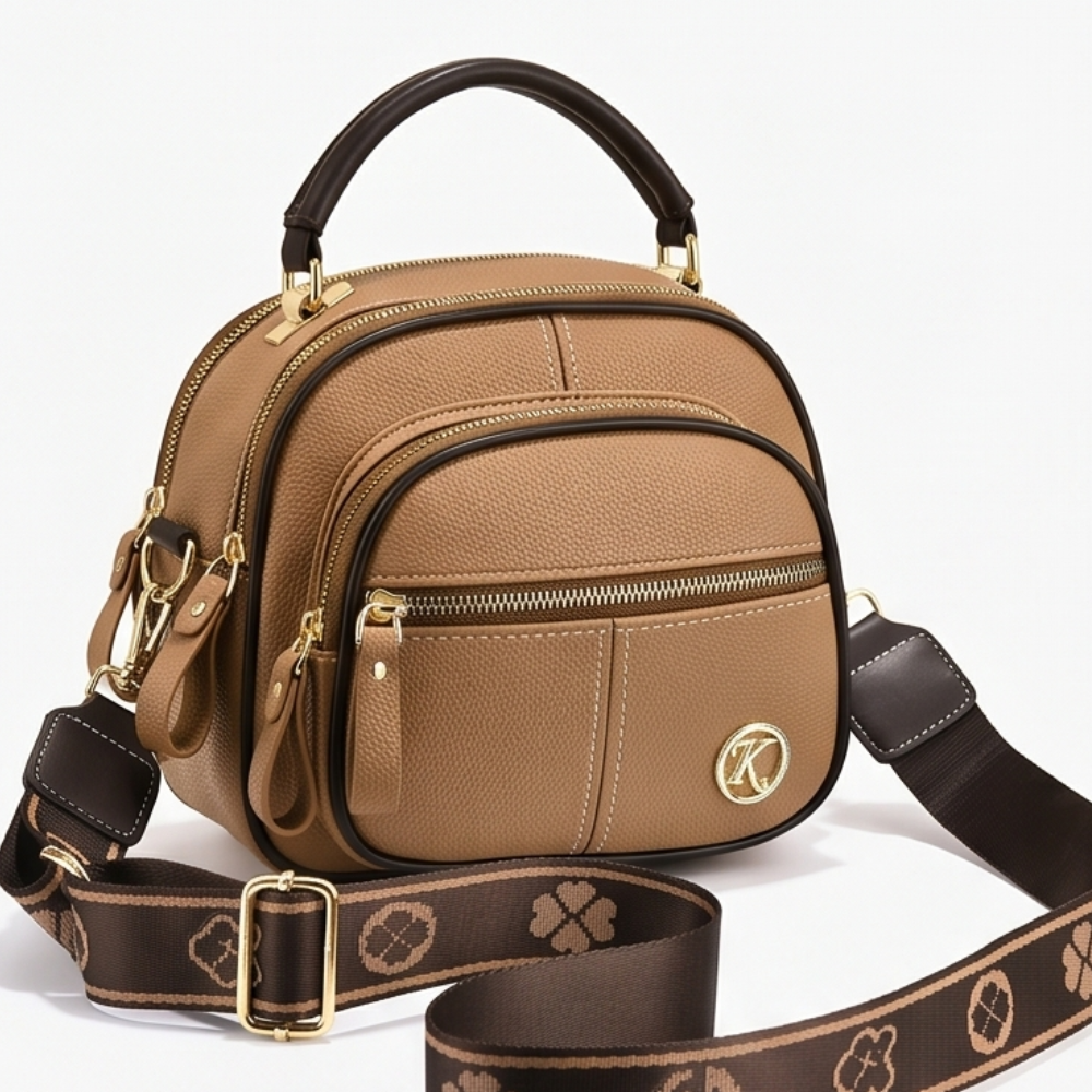 Velora™ – Multi-Compartment Crossbody Bag