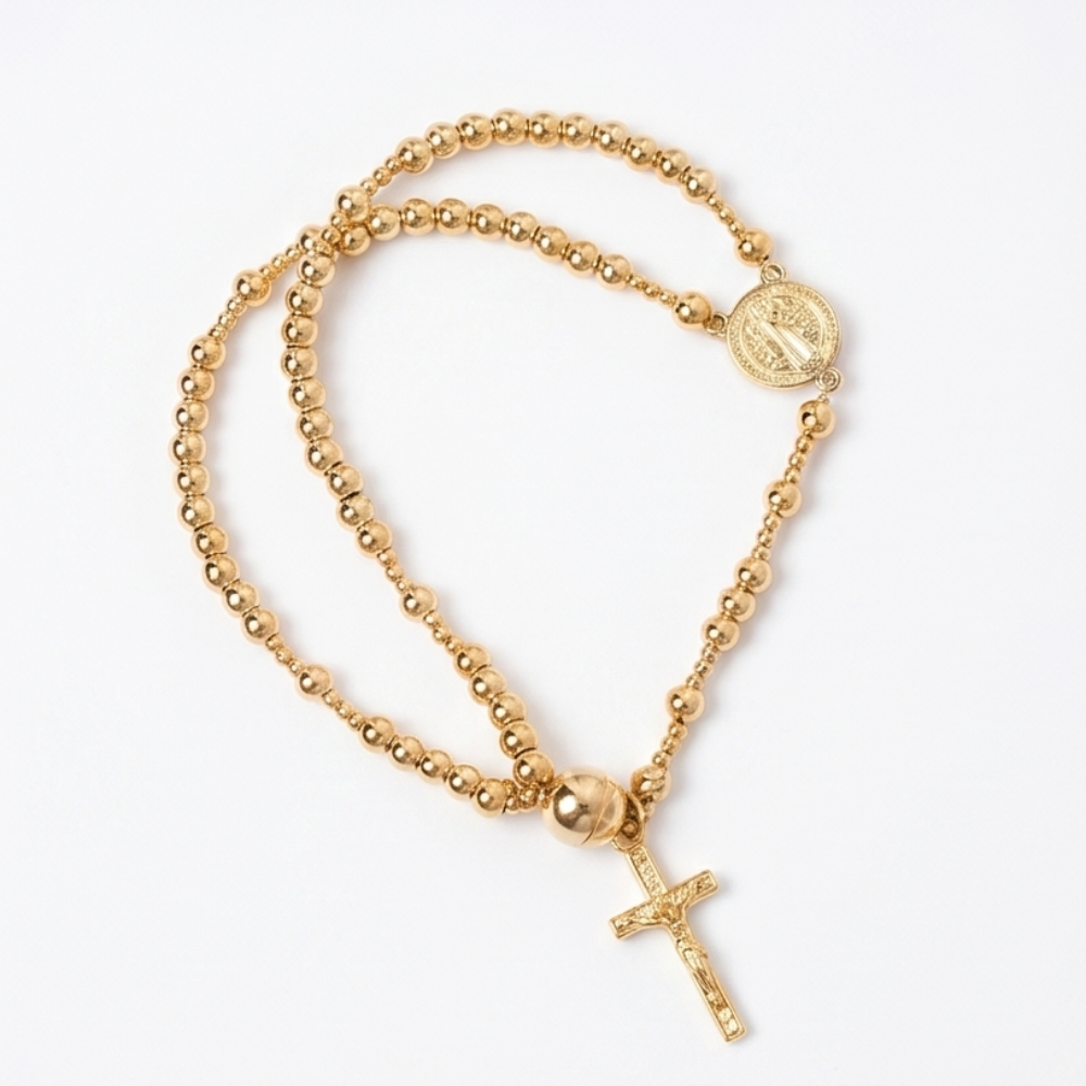 Belluna™ – Double Wrap Rosary Bracelet
