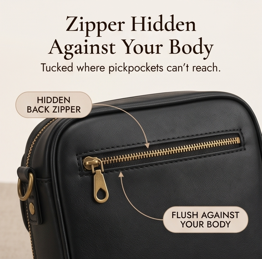Carryn™ – Organized Crossbody Bag with Card Slots