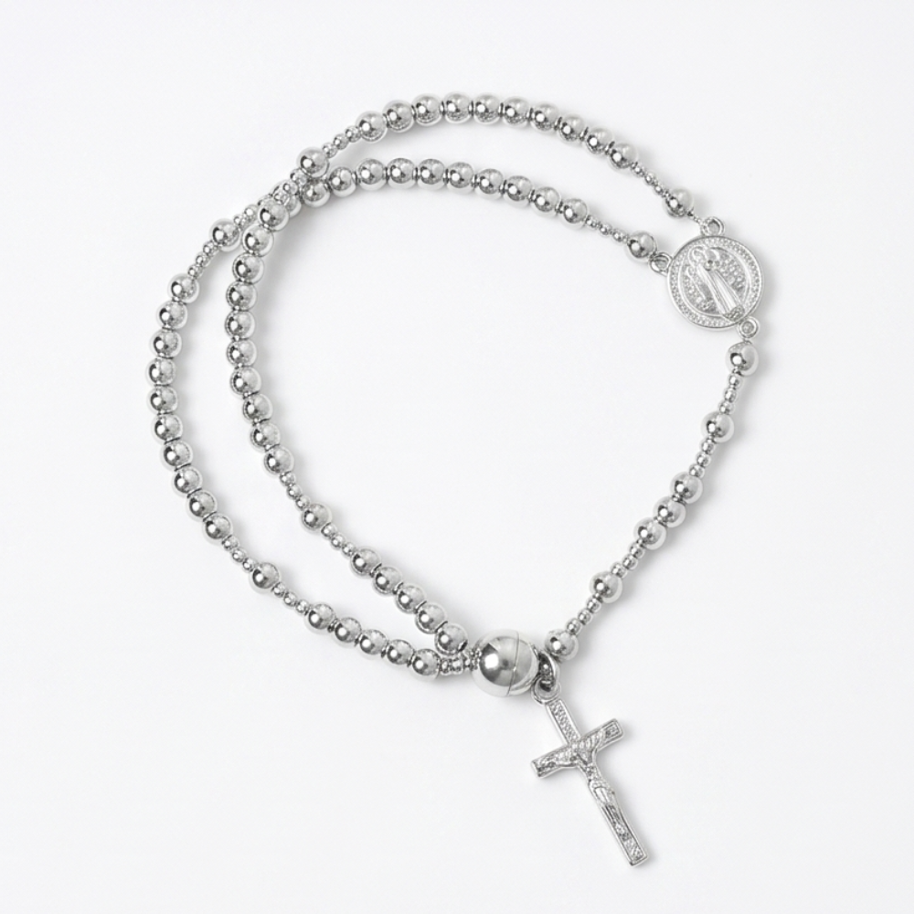Belluna™ – Double Wrap Rosary Bracelet