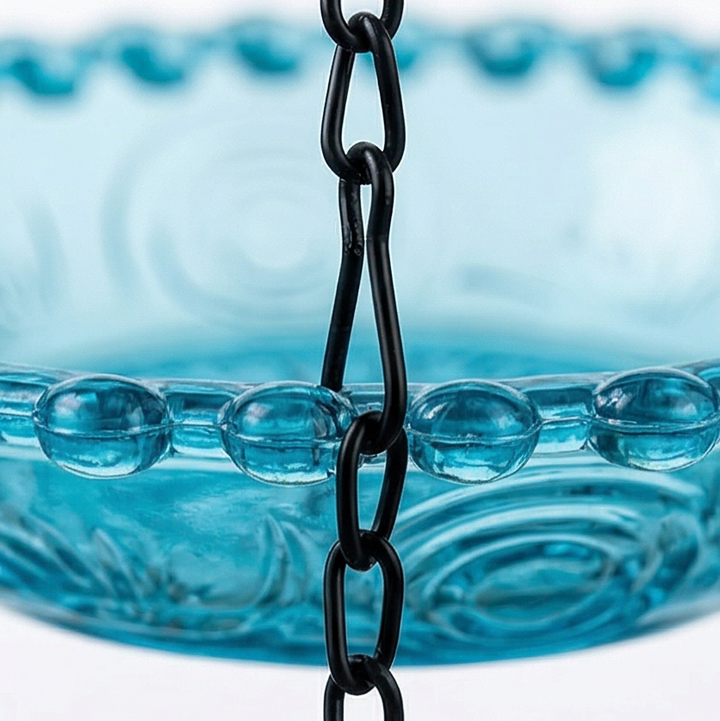 Avielle™ – Vintage Hanging Bird Feeder and Bath