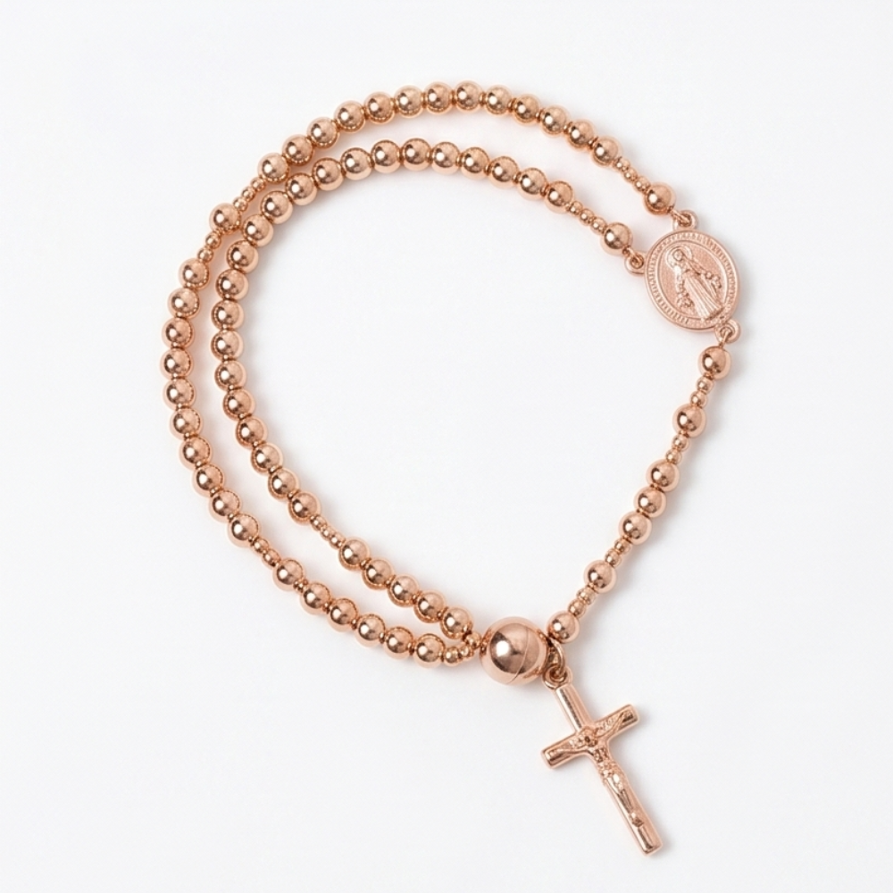 Belluna™ – Double Wrap Rosary Bracelet