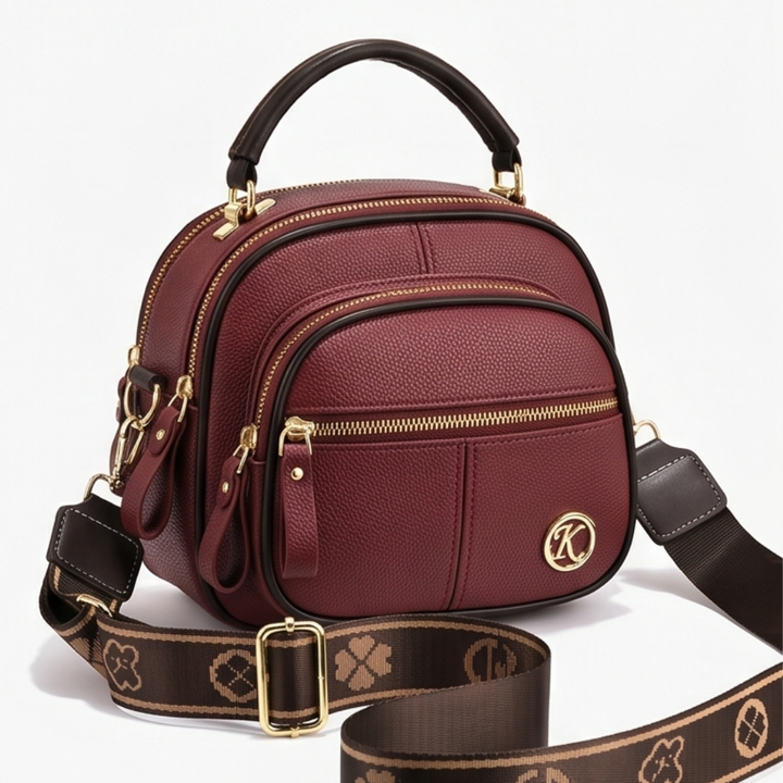 Velora™ – Multi-Compartment Crossbody Bag