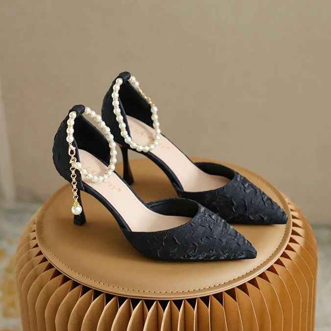 Amelise™ – Patent Pointed Toe Stiletto Heels