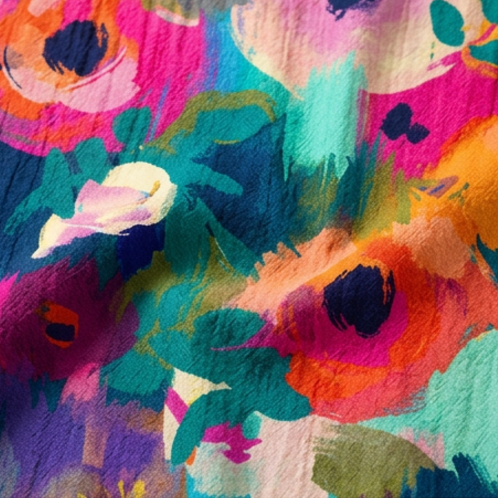Florenza™ – Painterly Floral Midi Dress