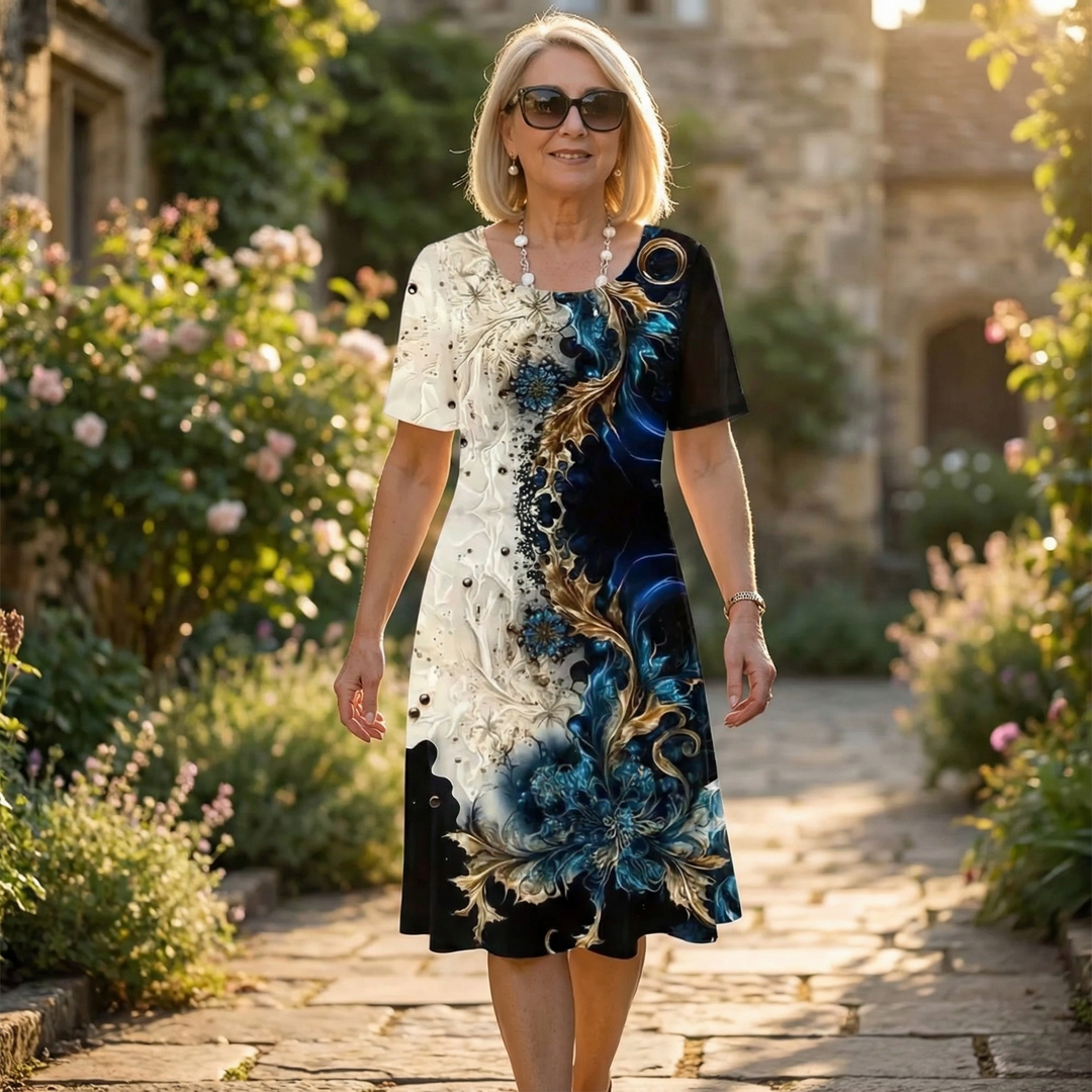 Floressa™ – 3D Floral A Line Summer Dress