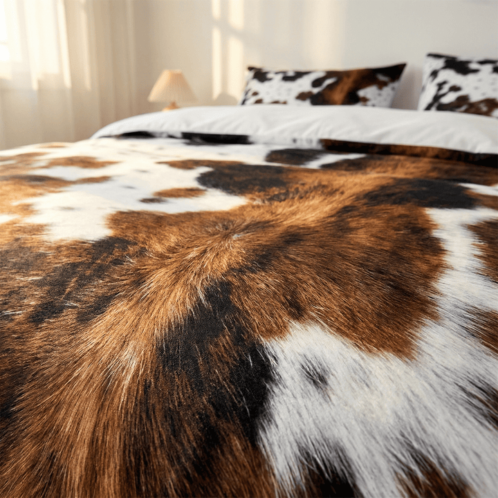 Ranchero™ — Western Cowhide Bedding Set