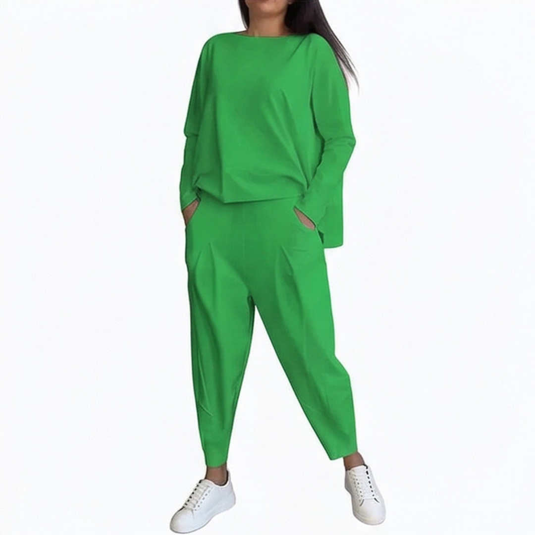 Lunaire™ Soft Cotton Two Piece Lounge Set