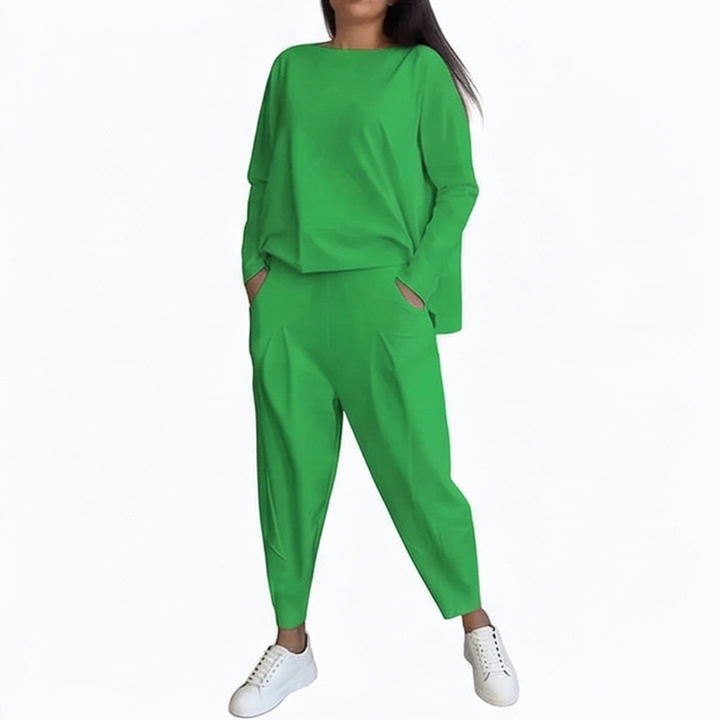 Lunaire™ Soft Cotton Two Piece Lounge Set