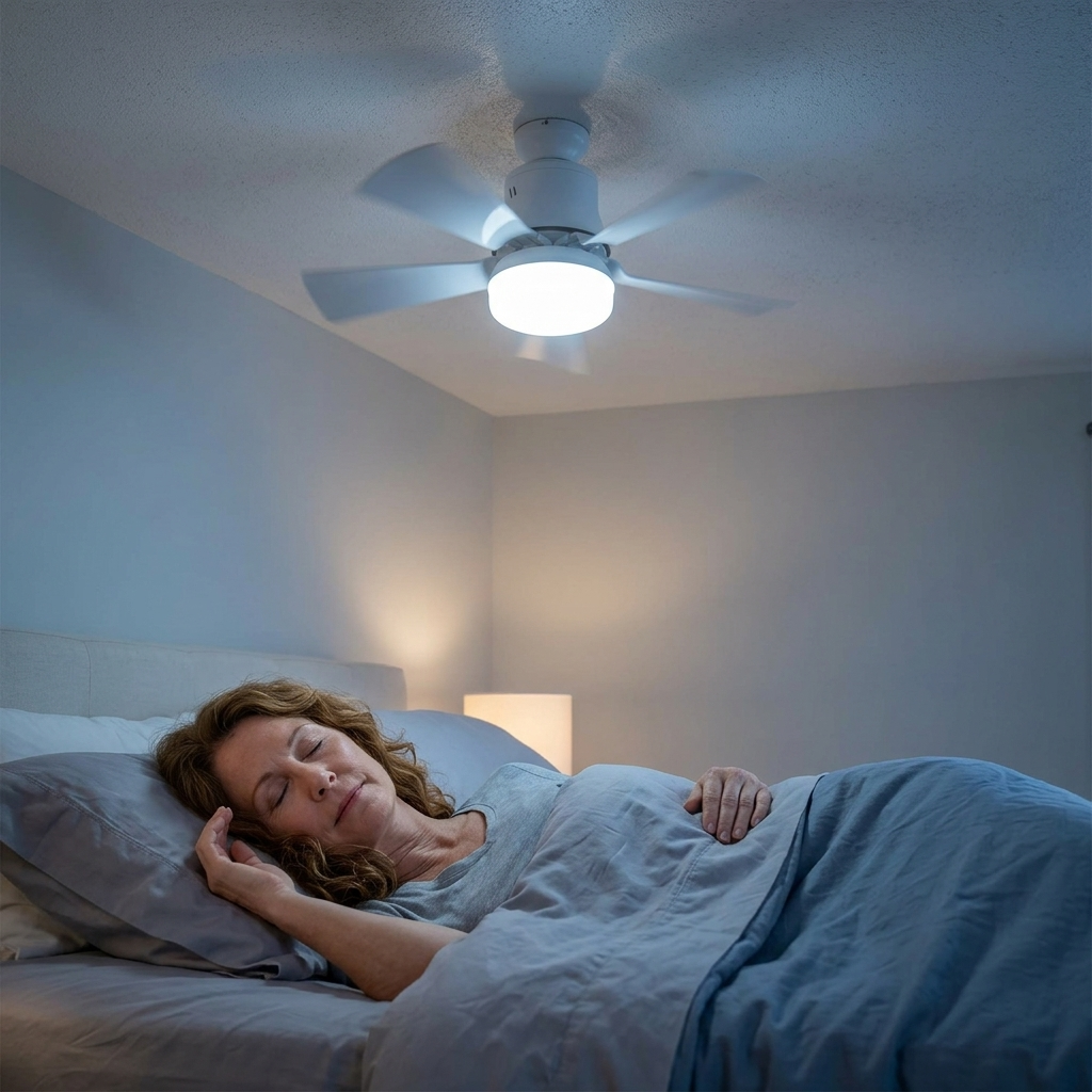 Socketcool™ Screw-in Ceiling Fan with LED Light & Remote