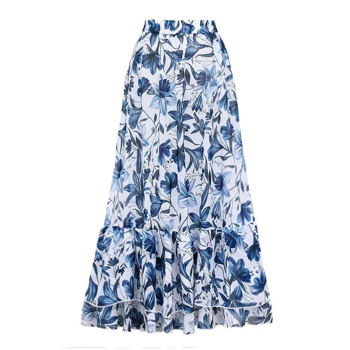 Coralina™ Floral Swimsuit and Matching Skirt Set