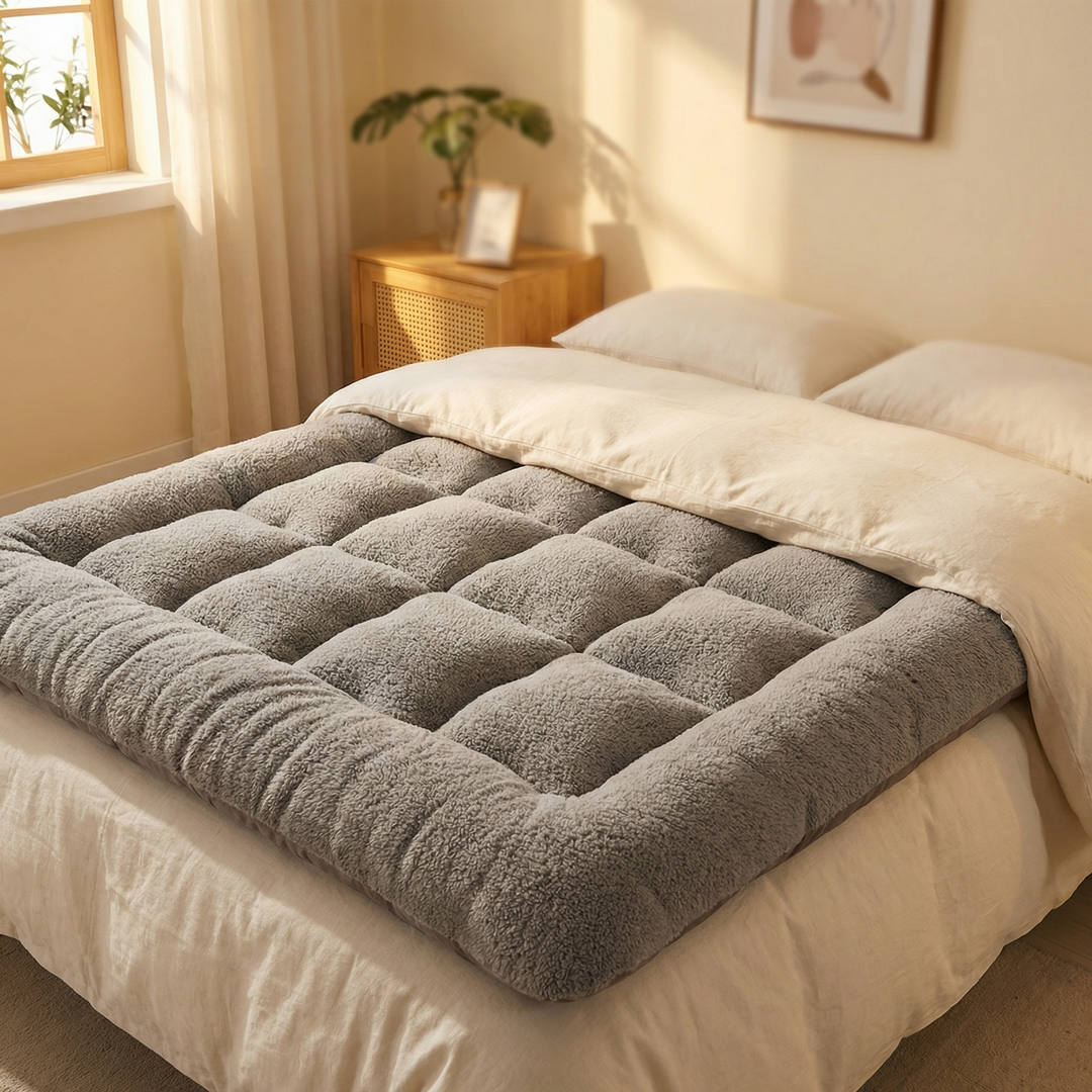 Veluria™ – Thick Lamb Velour Mattress Pad