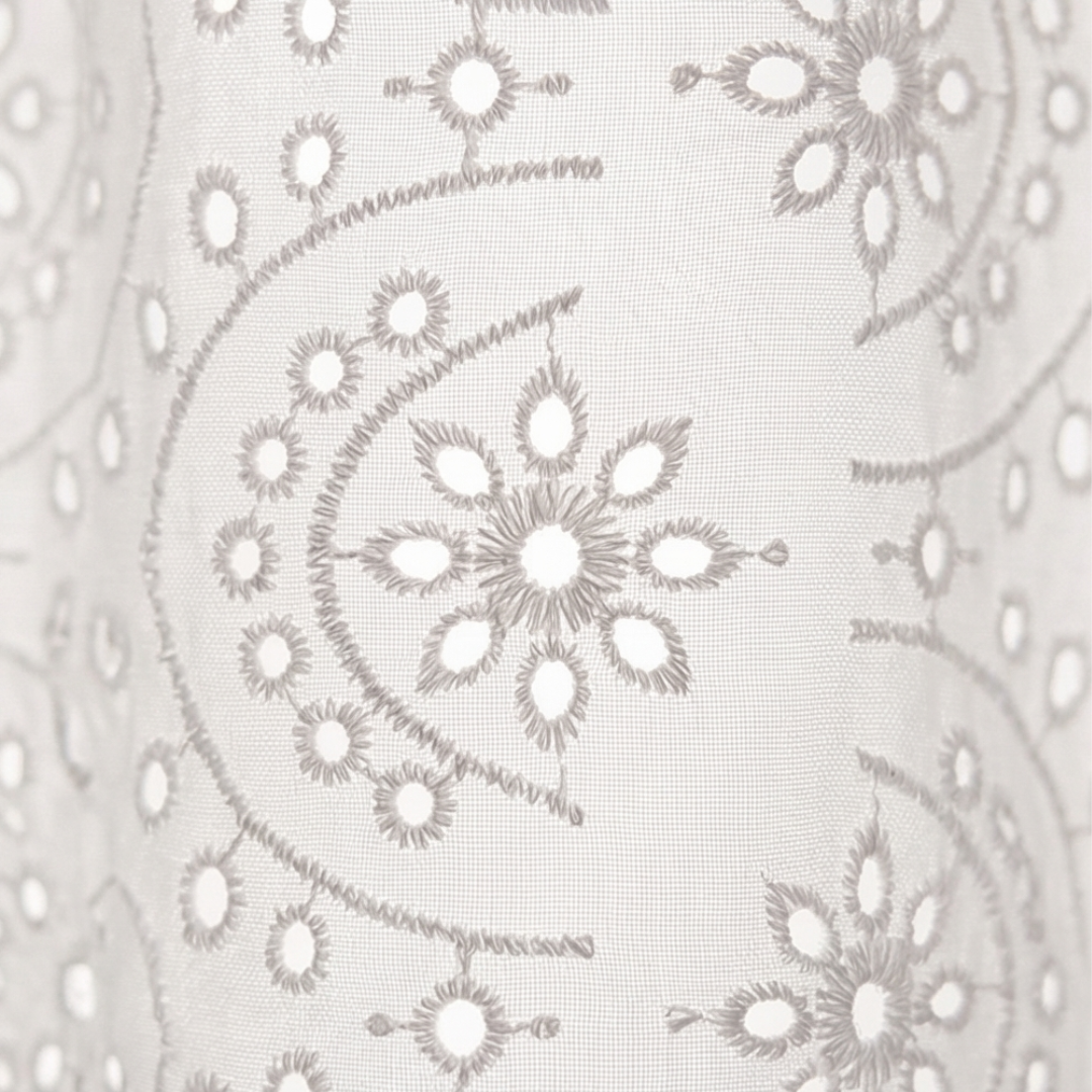 Florelle™ – Embroidered Eyelet Button Blouse