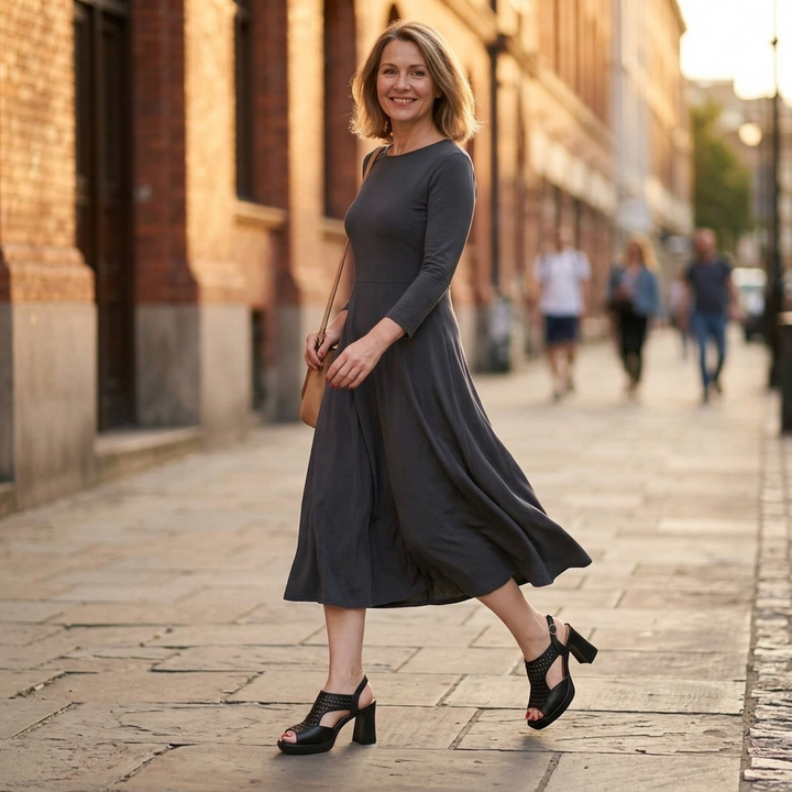 Tessara™ – Breathable Woven Summer Heel Sandals