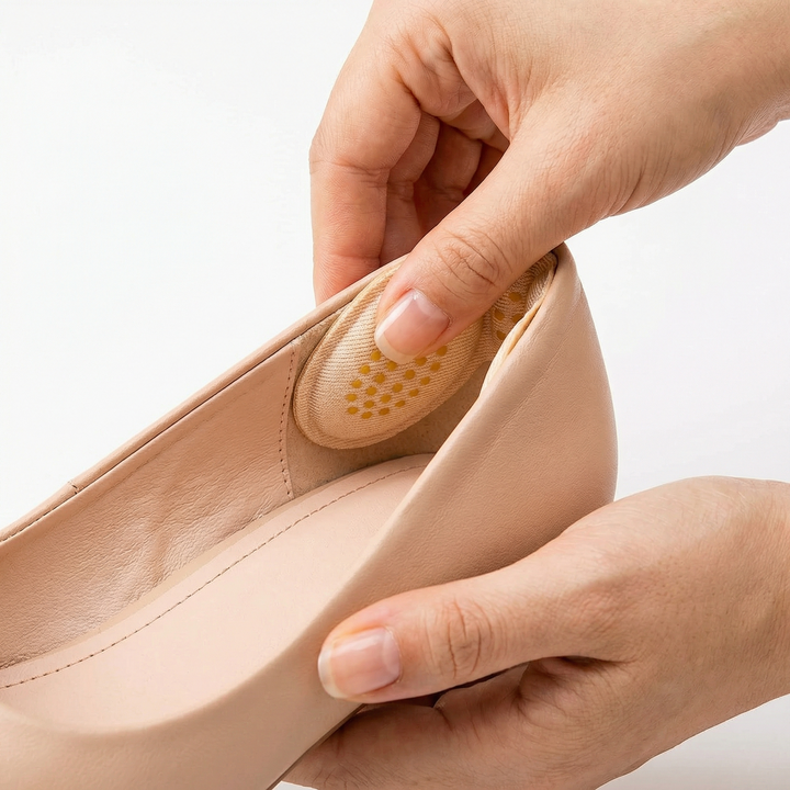 Heeluxe™ – Cushioned Heel Grips for All Day Comfort
