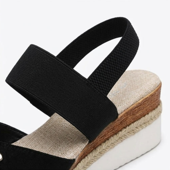 Stepwell™ – Cushioned Espadrille Wedge Sandals