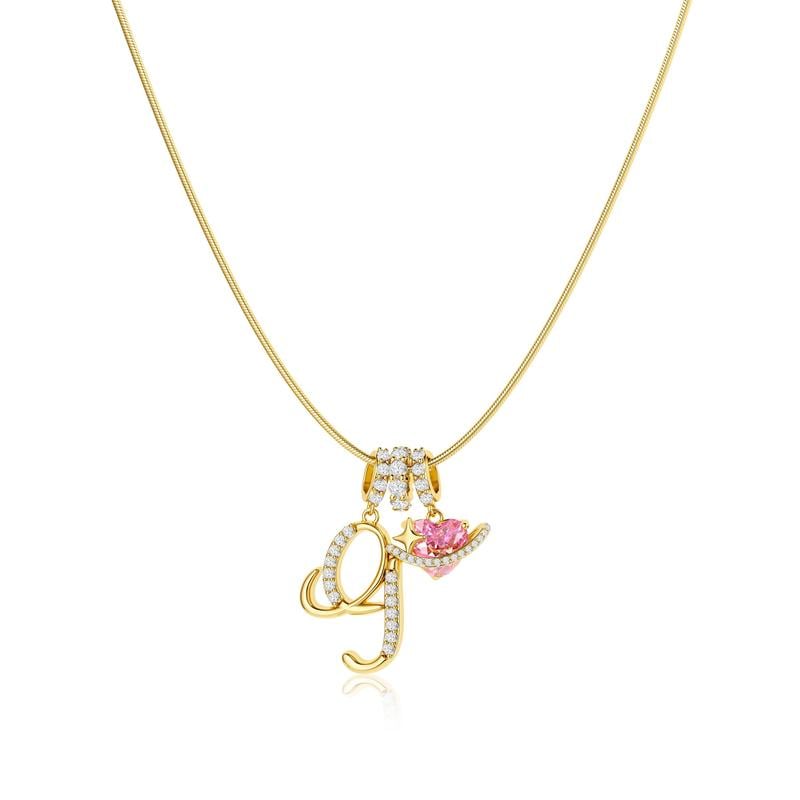 Levara™ – Personalized Initial Heart Necklace