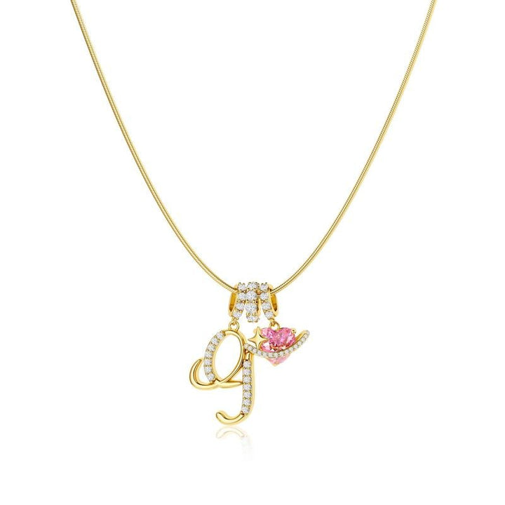 Levara™ – Personalized Initial Heart Necklace