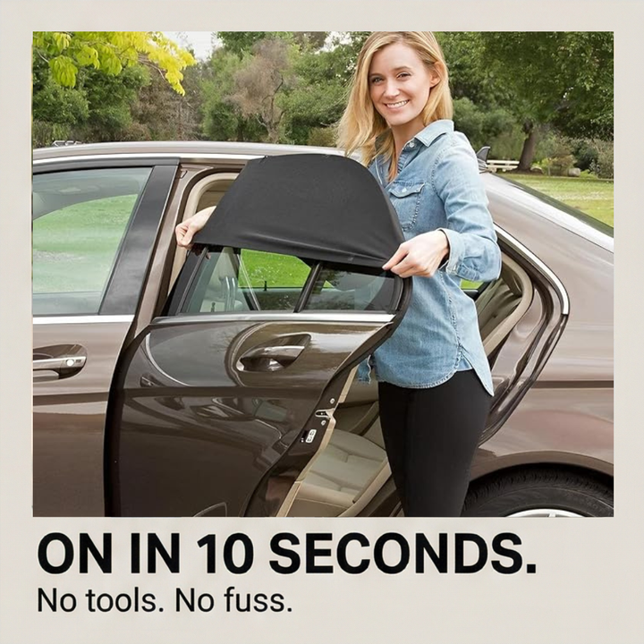 Breezeguard™ – Universal Car Window Sun & Bug Screen