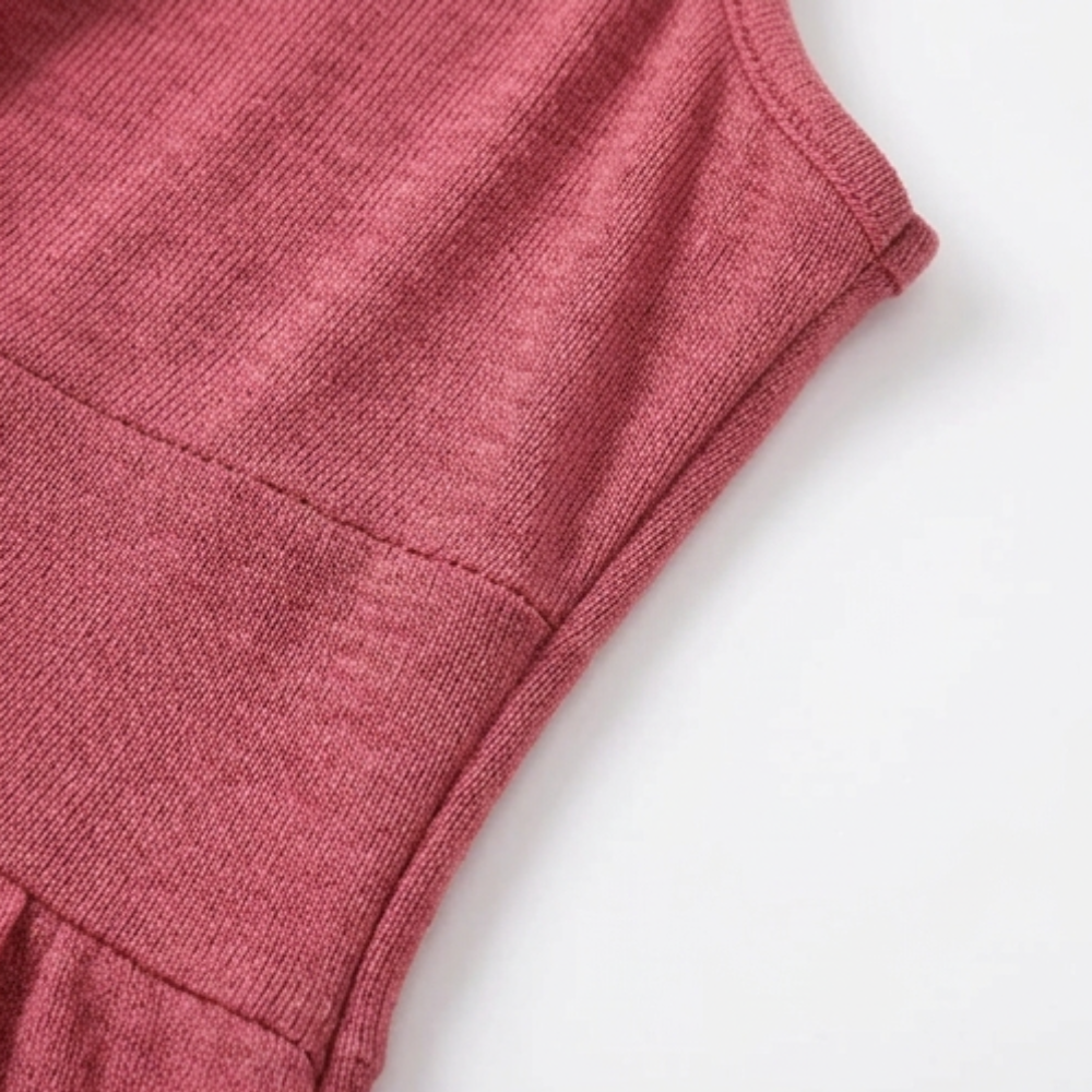 Florenza™ – Twist-Front V-Neck Midi Dress