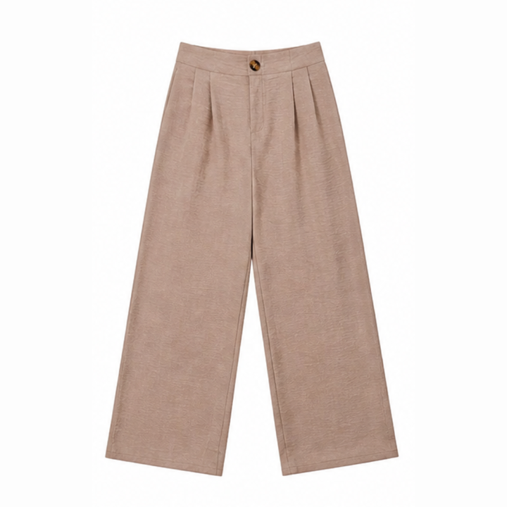 Lunavia™ – High-Waist Wide-Leg Drape Trousers