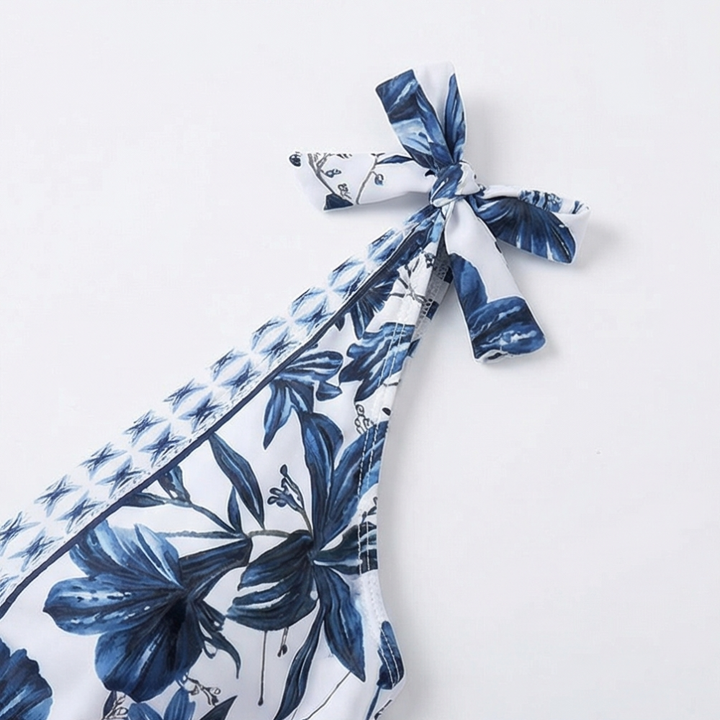 Coralina™ Floral Swimsuit and Matching Skirt Set