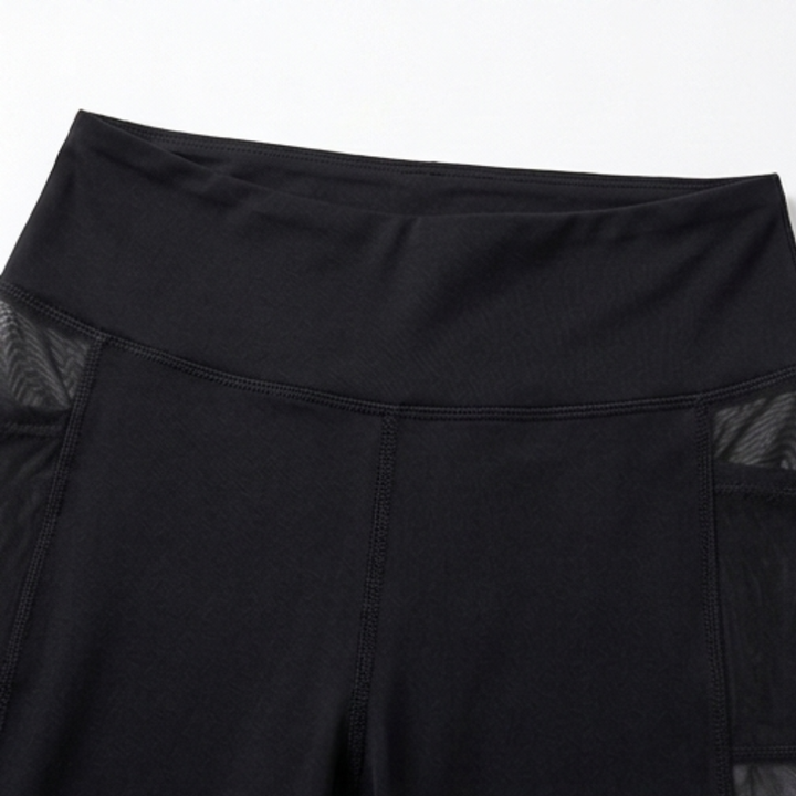 Luxefit™ - High Waisted Mesh Leggings with Hidden Pocket