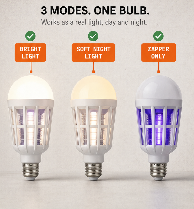 Lumora™ – UV Mosquito Killer Bulb (2 Pack)