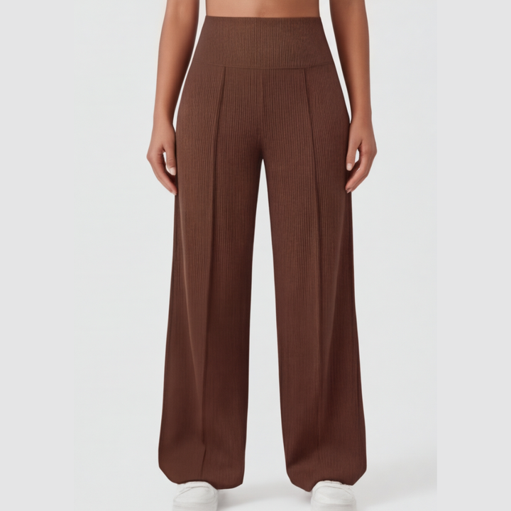 Elyra™ - Wide Leg Yoga Pants with Crossover Waist