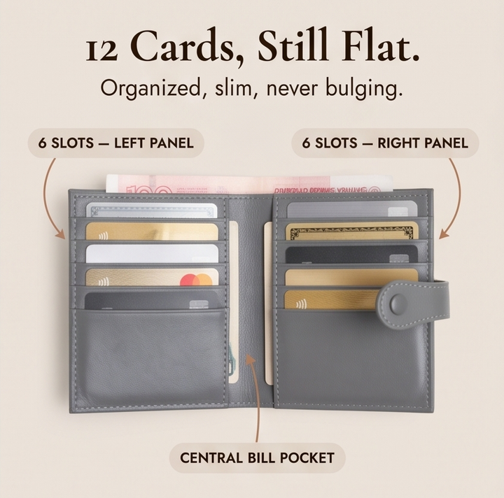 Tessara™ – Woven Lambskin Card Wallet