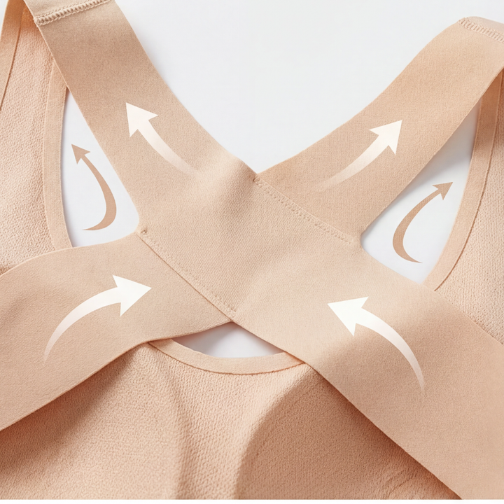 PosturaBella™ - Cross-Back Wireless Support Bra