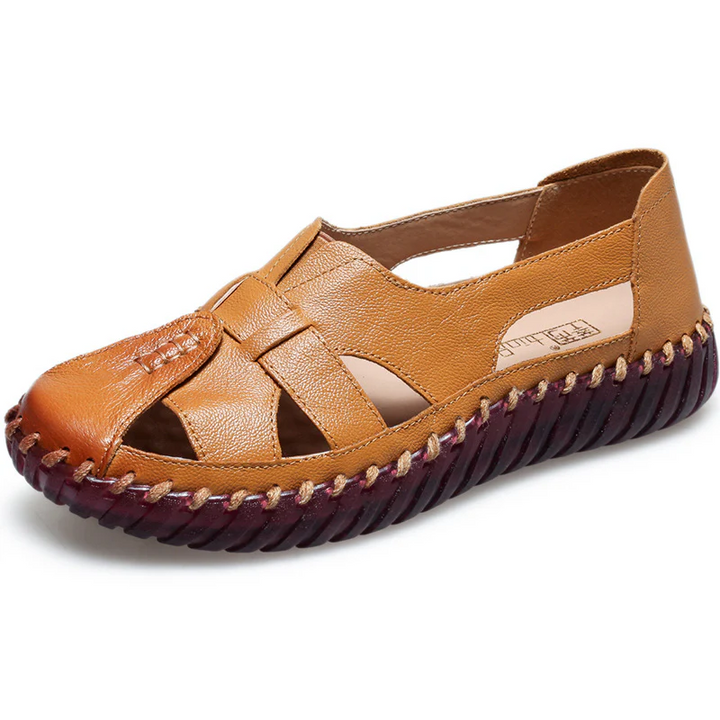 Solara™ – Hand Stitched Leather Comfort Sandals
