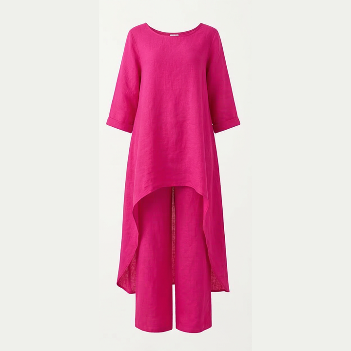 Vivara™ – Flowy High Low Tunic Set