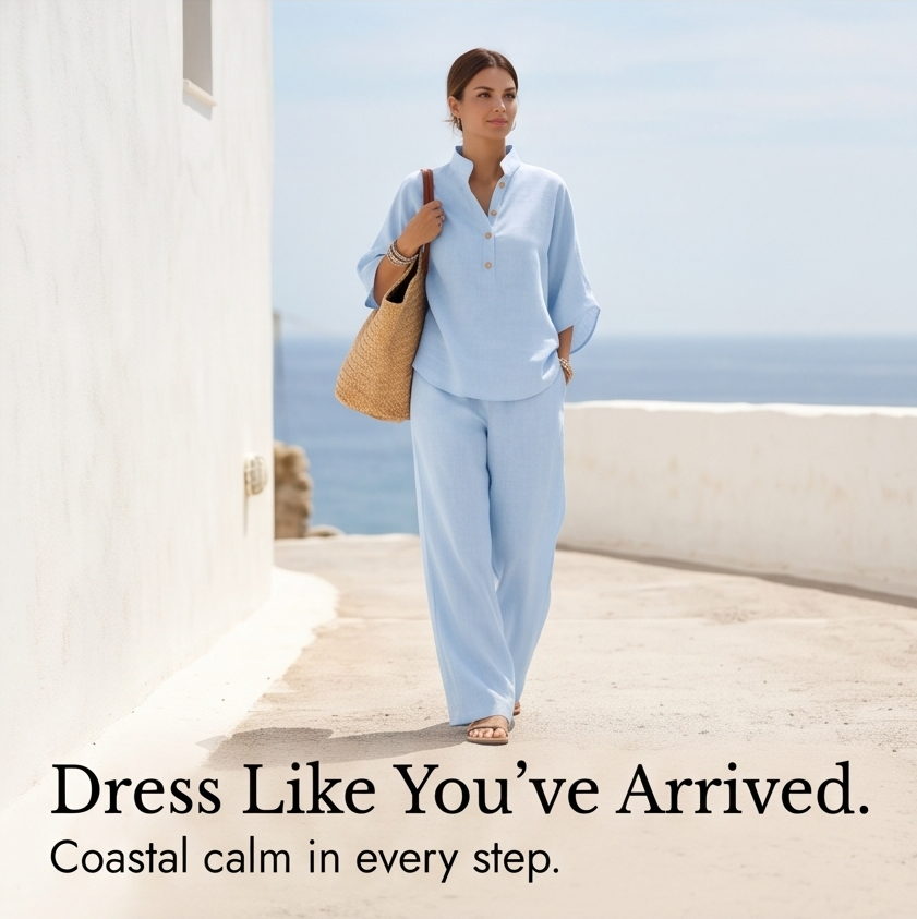 Marelle™ Breezy Linen Two-Piece Set for Warm Days