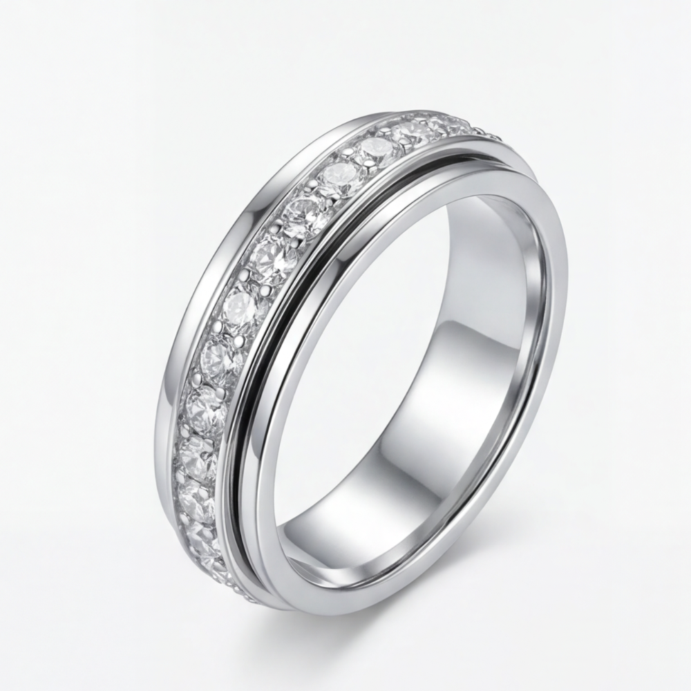Serenova™ Rotating Zirconia Spinner Ring