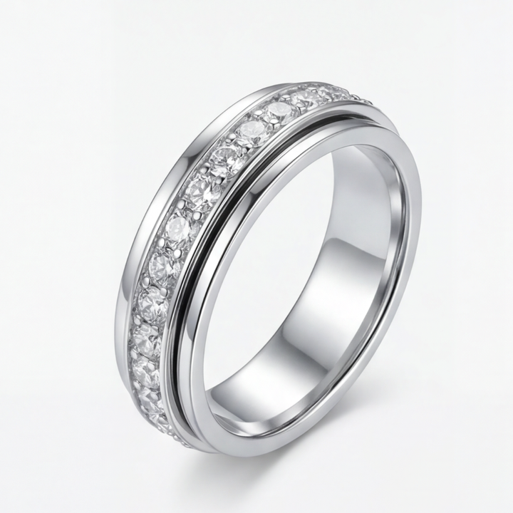 Serenova™ Rotating Zirconia Spinner Ring