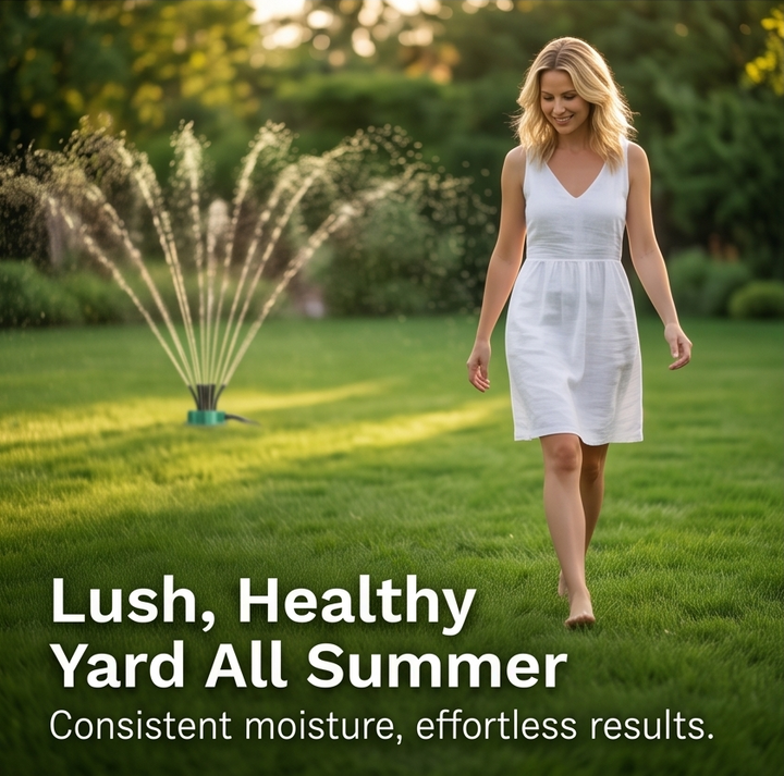 Aquava™ – 360° Multi Arm Garden Sprinkler