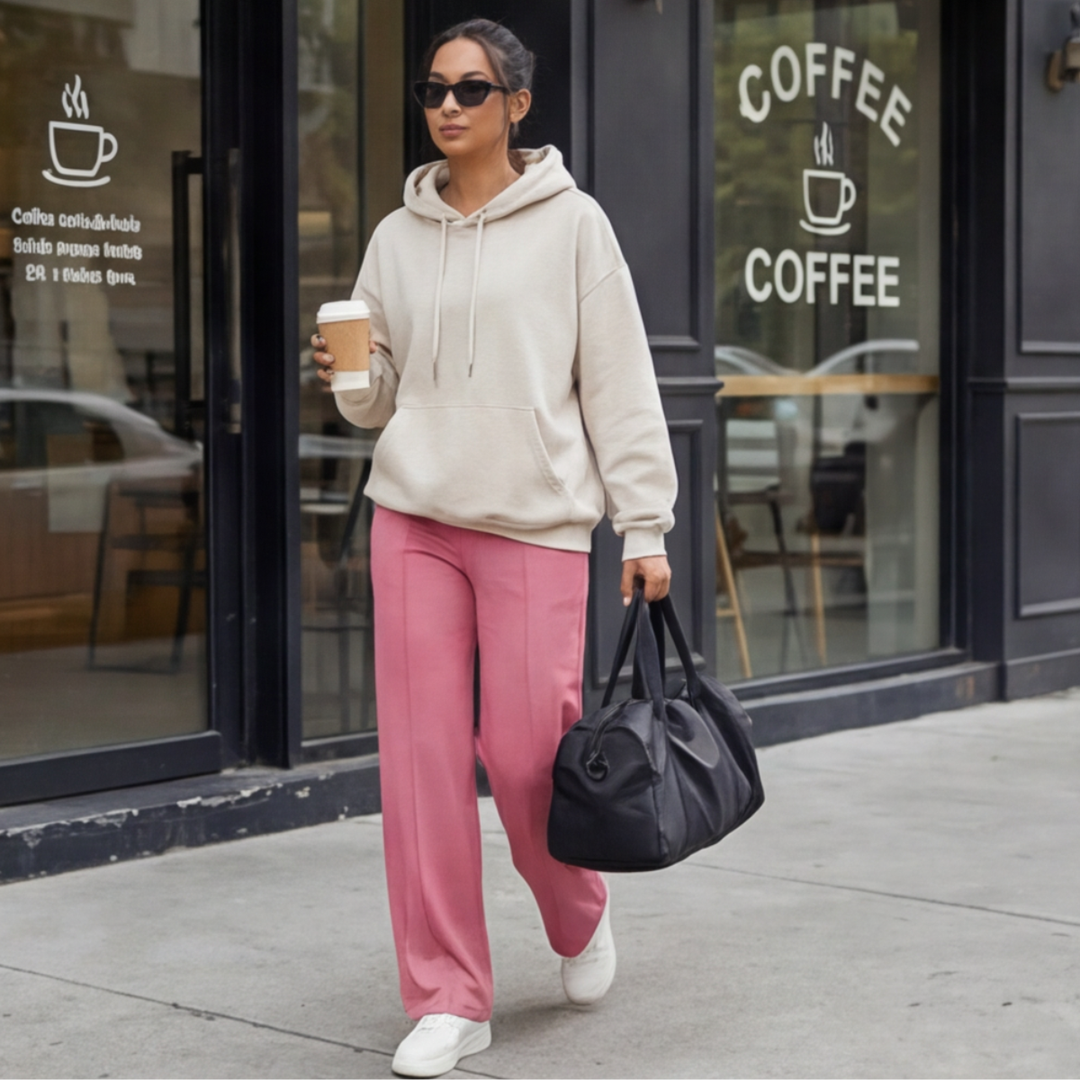 Elyra™ - Wide Leg Yoga Pants with Crossover Waist