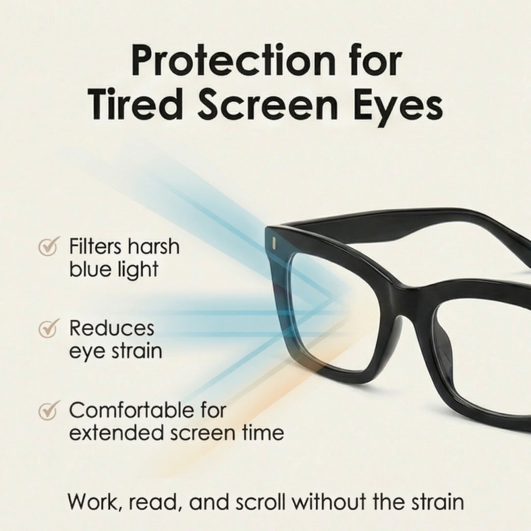 Clarisse™ – Stylish Oversized Readers for Women