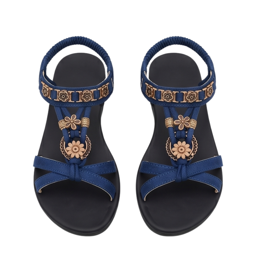 Marisol™ – Cushioned Boho Sandals for Summer