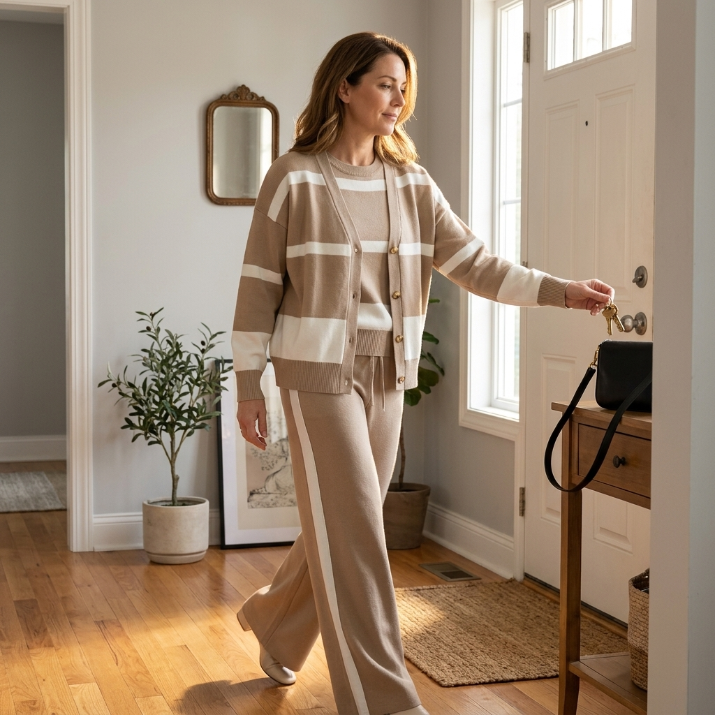 Lunaire™ – 3 Piece Coordinated Knit Lounge Set