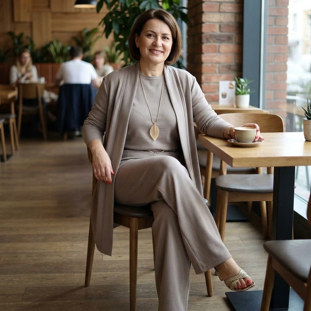 Vivara™ – Three Piece Matching Set with Longline Cardigan