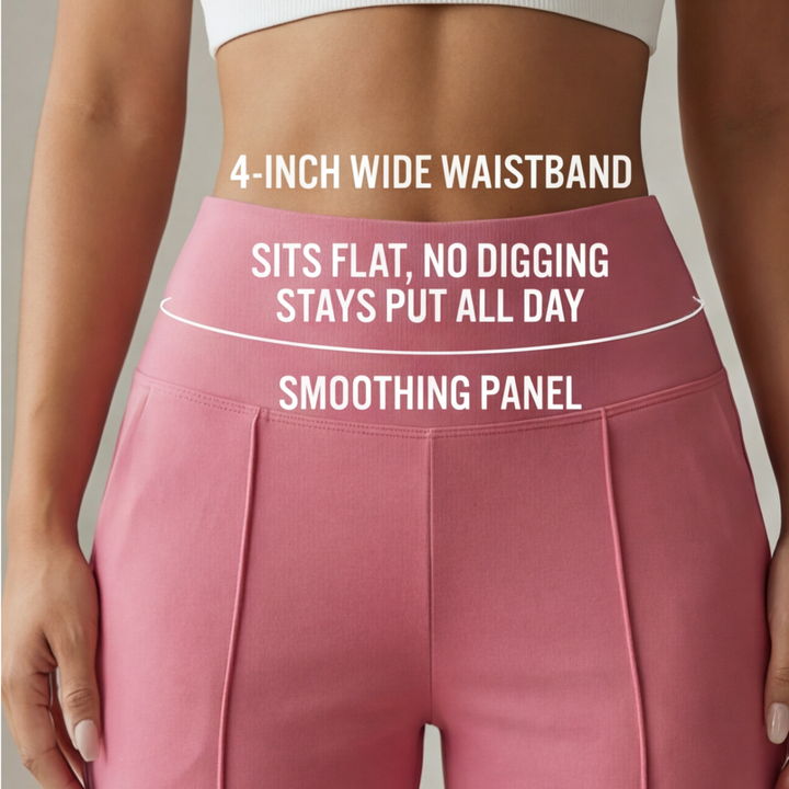 Elyra™ - Wide Leg Yoga Pants with Crossover Waist